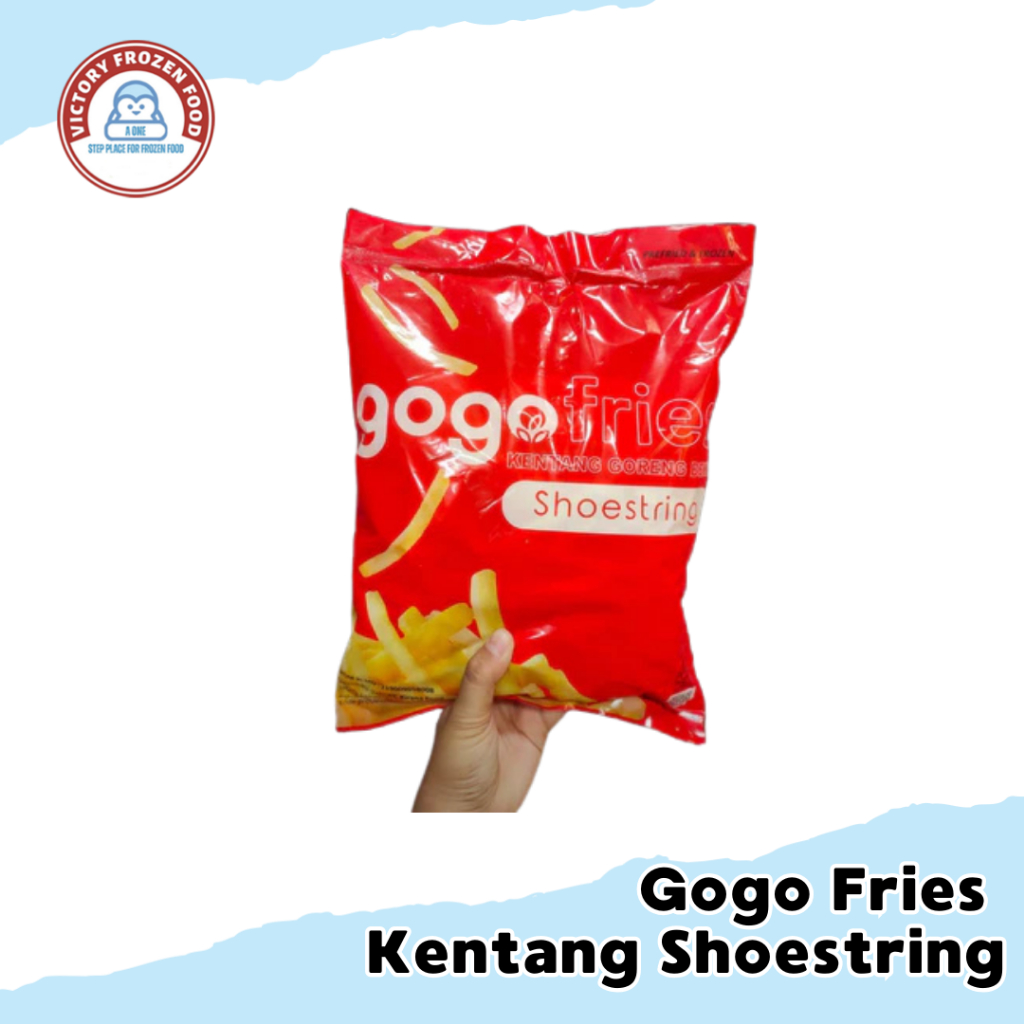 

Kentang Gogo Shoestring 1Kg/Gogo Shoestring French Fries/Victory Frozen Food