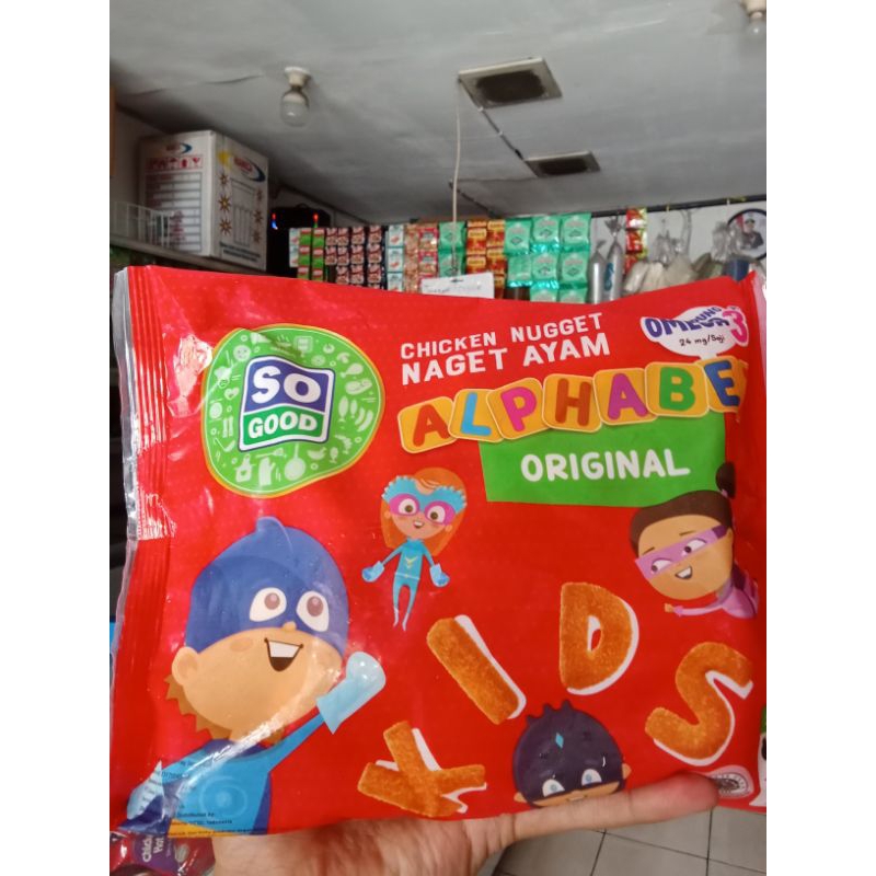 

SO GOOD CHICKEN NUGGET ALPHABET 400GR