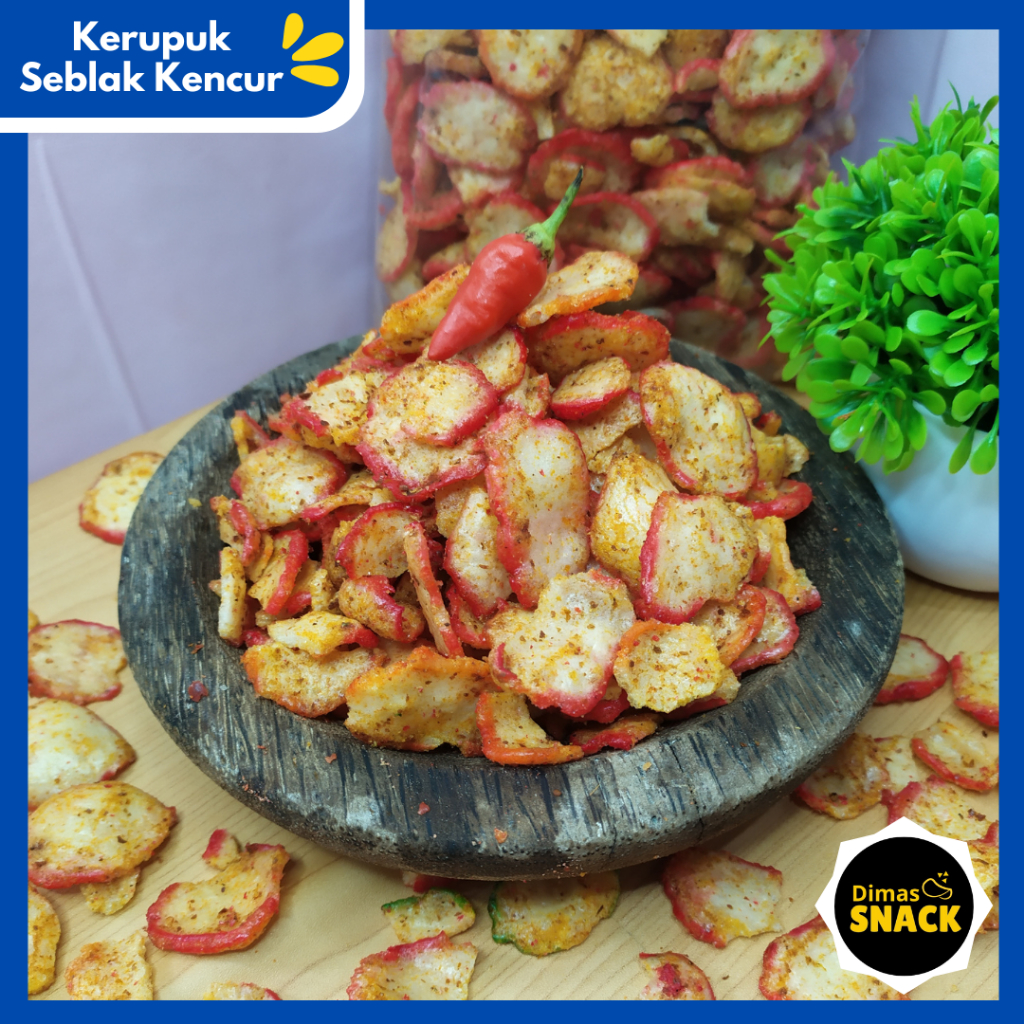 

KERUPUK SEBLAK KENCUR/ 200 GR