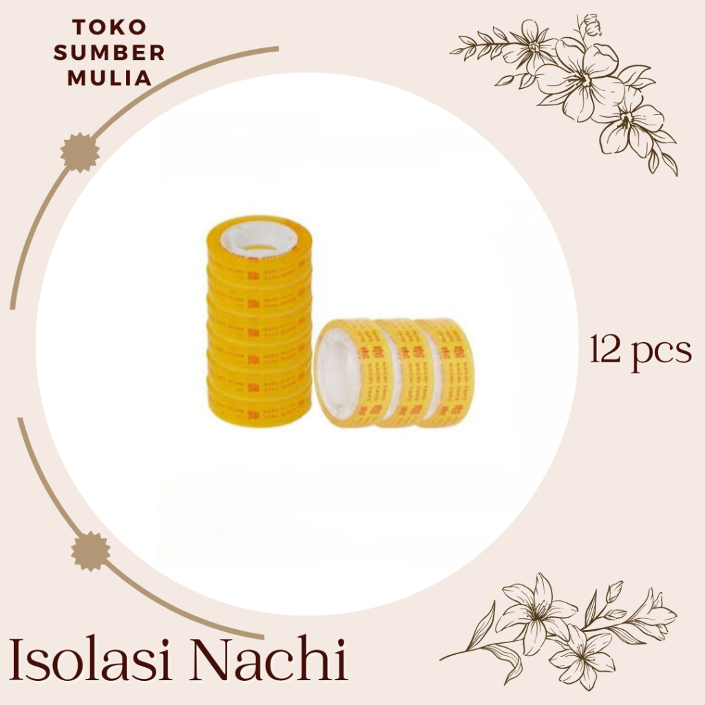

Isolasi Nachi Kecil Isi 12 pcs Stationery Tape
