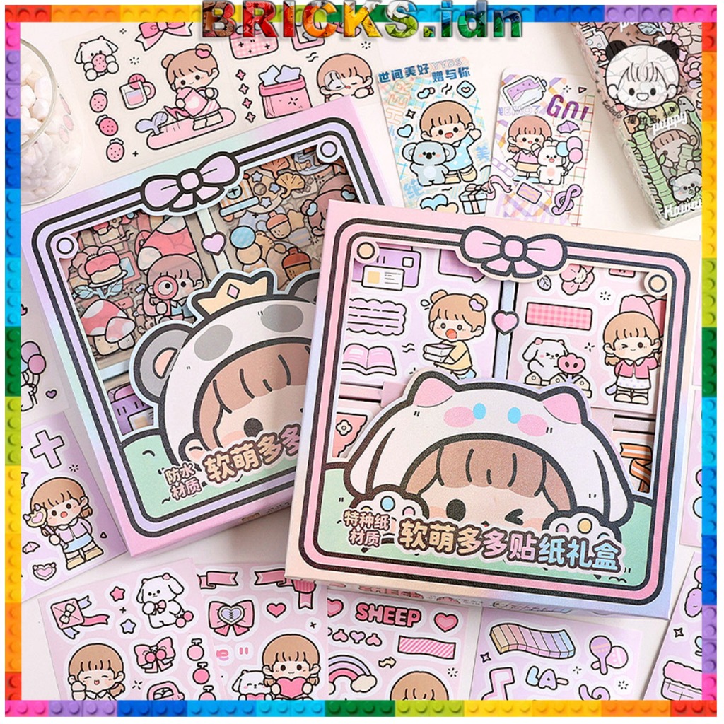 

Stiker Box 72 dan 100 Lembar stiker Aesthetic Edisi Dodo Girl 1 Box TLD80