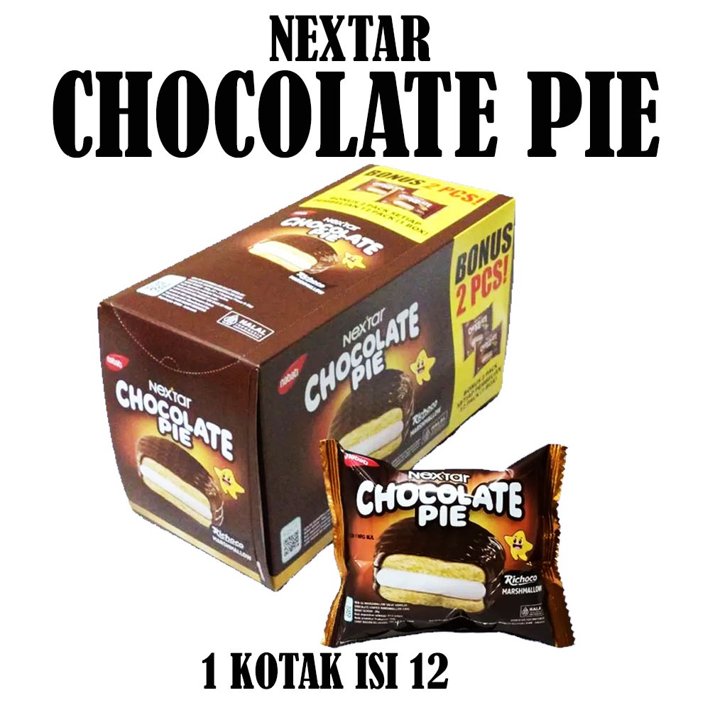 

NABATI NEXTAR CHOCOLATE PIE KOTAK ISI 12