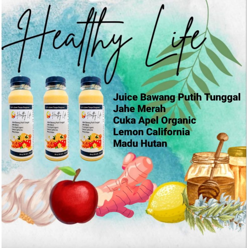 

Jus Bawang Putih Tunggal HALAL 100% Jus Bawang Putih Tunggal Jahe Merah Cuka Apel Organic Lemon California Madu Hutan Healthy Life