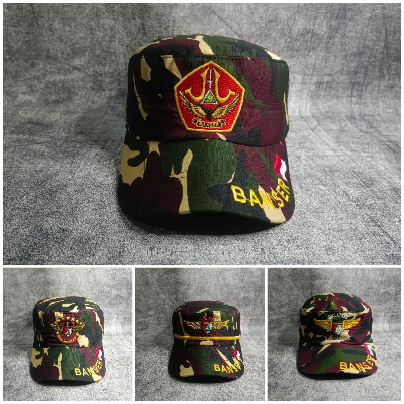 TOPI KOMANDO BANSER ANTI AIR TOPI KOMANDO BANSER TERBARU TOPI KOMANDO LORENG BANSER