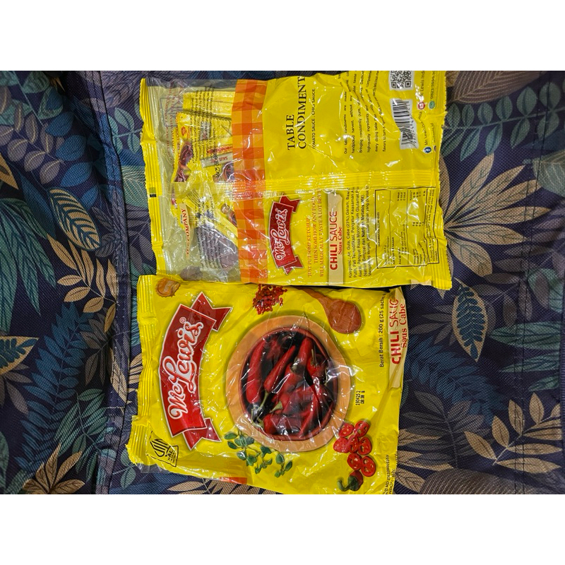 

saos pedas mc lewis sachet