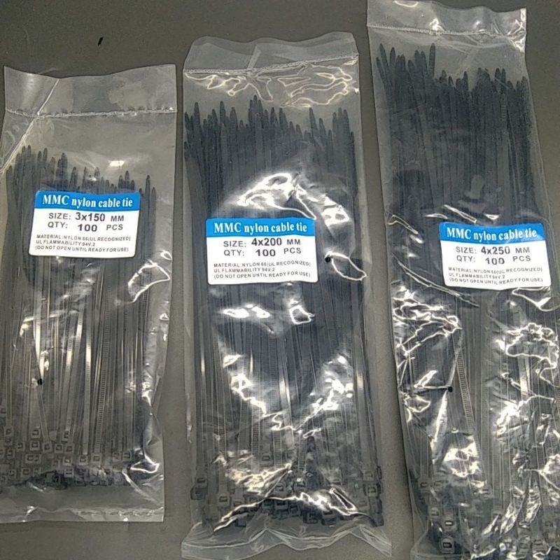 

TALI TIES 3 PAKET(TALI RIPET) UK 200,150,250 MEREK MMC nylon