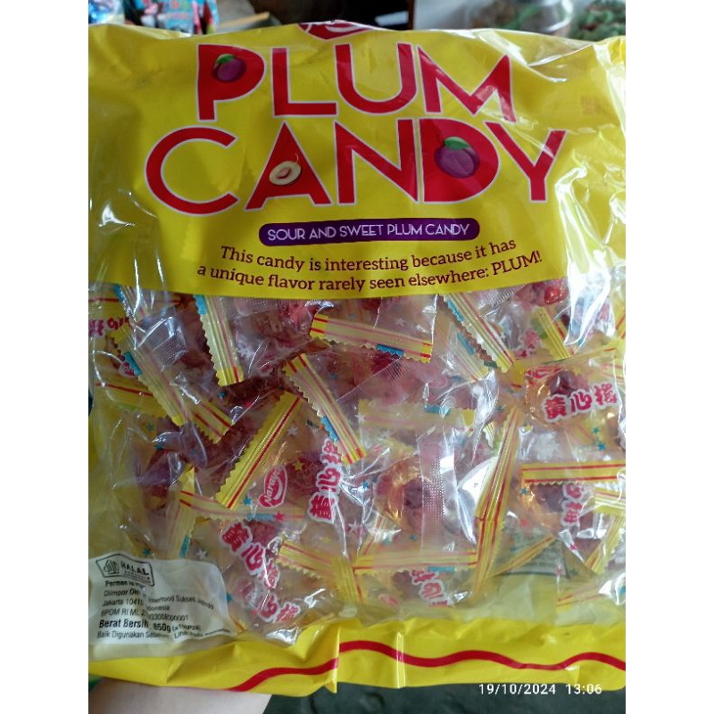 

Naraya Plum Candy 850g isi kurang lebih 100 pcs