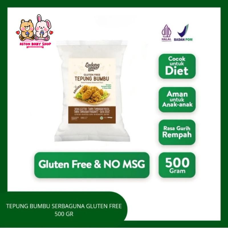 

Ladang Lima Tepung Bumbu Serbaguna 500gr Gluten Free Tanpa MSG