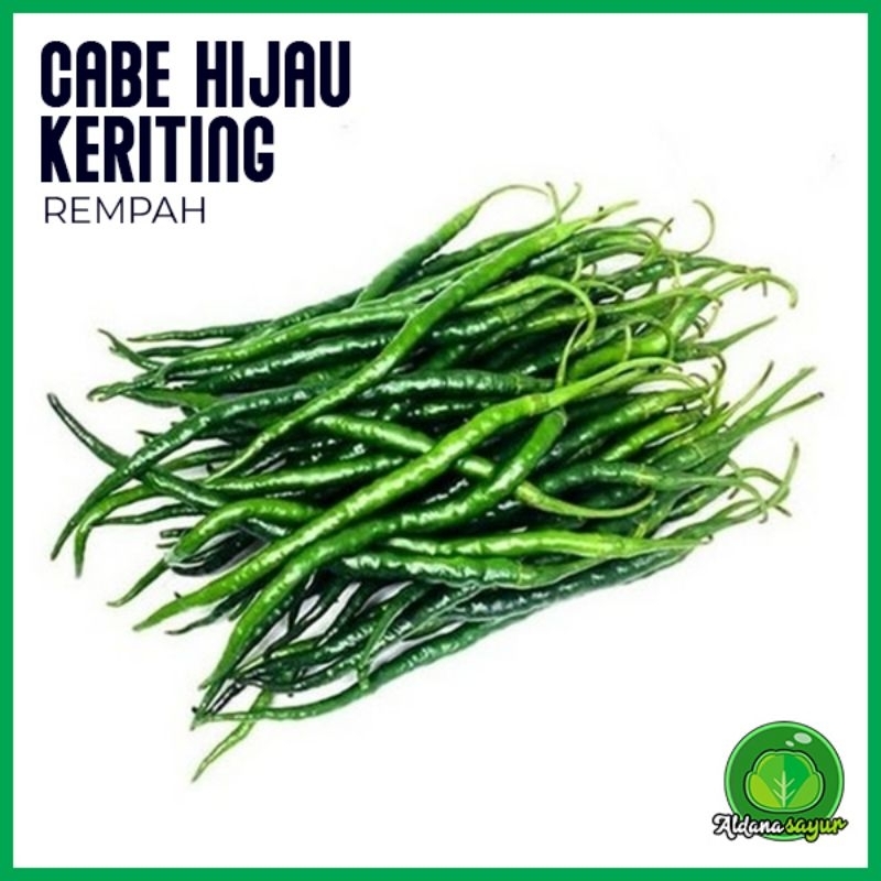 

Cabe Keriting Hijau aldana sayur garut 250gr