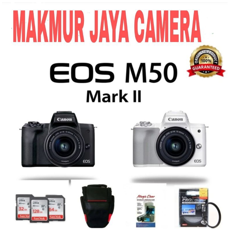 KAMERA CANON EOS  M50 MARK II KIT 15-45MM STM