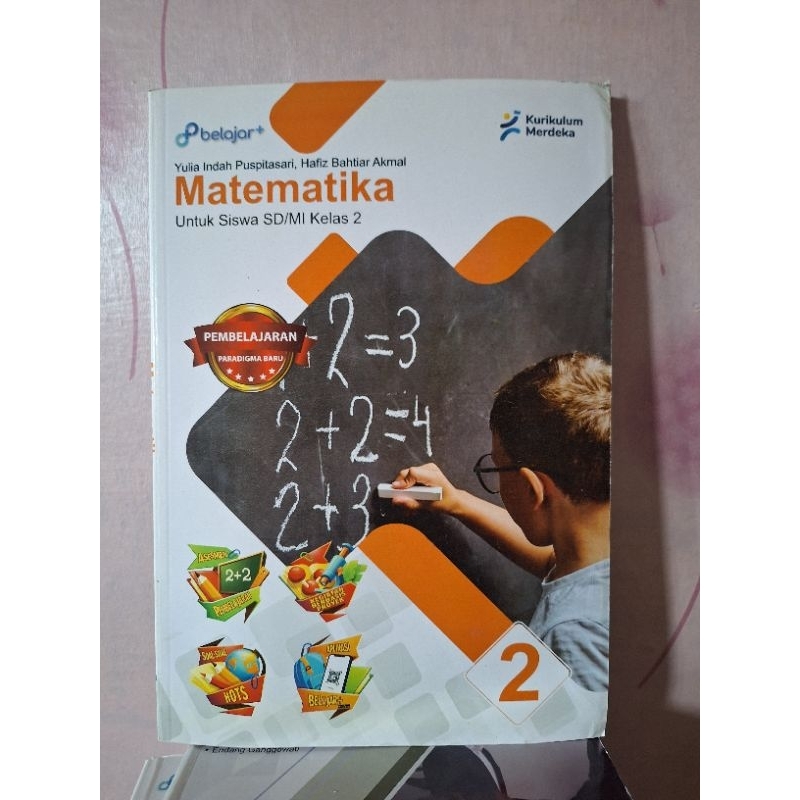 buku matematika kelas 2 II sd mi merdeka belajar plus kurikulum merdeka