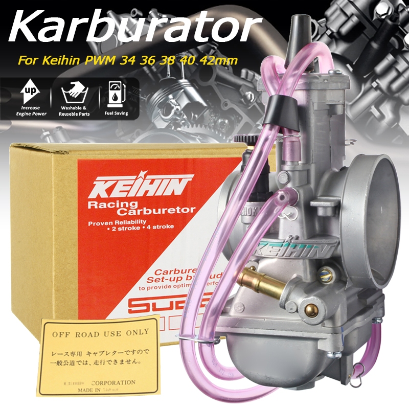 Carburetor Karbu Karburator PWM 34 36 38 40 42mm Air Strike Universal Racing Carburetor