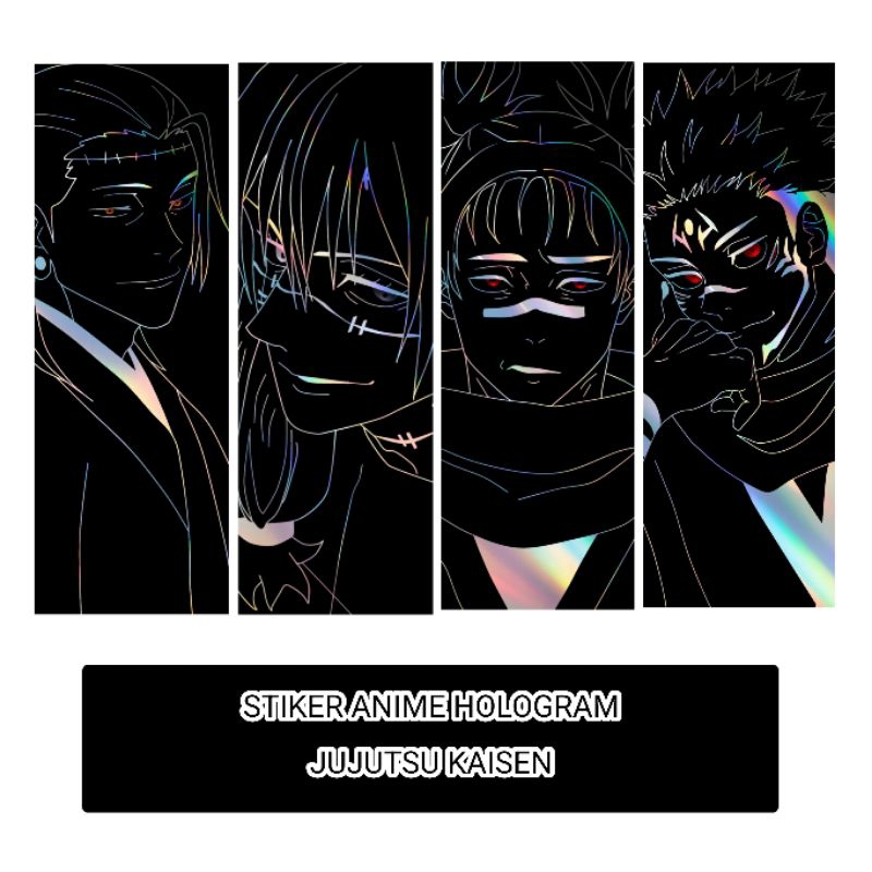 

Stiker Anime Hologram/jujutsukaisen