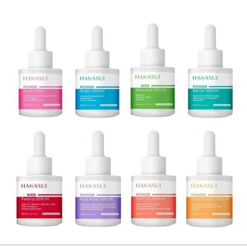 [APPROVE DOKTIF] Hanasui Power Serum Wajah 10% Niacinamide Bright Expert Mencerahkan Dalam 7 Hari