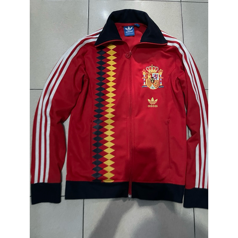 jaket tracktop adidas spanyol world cup 2014 home