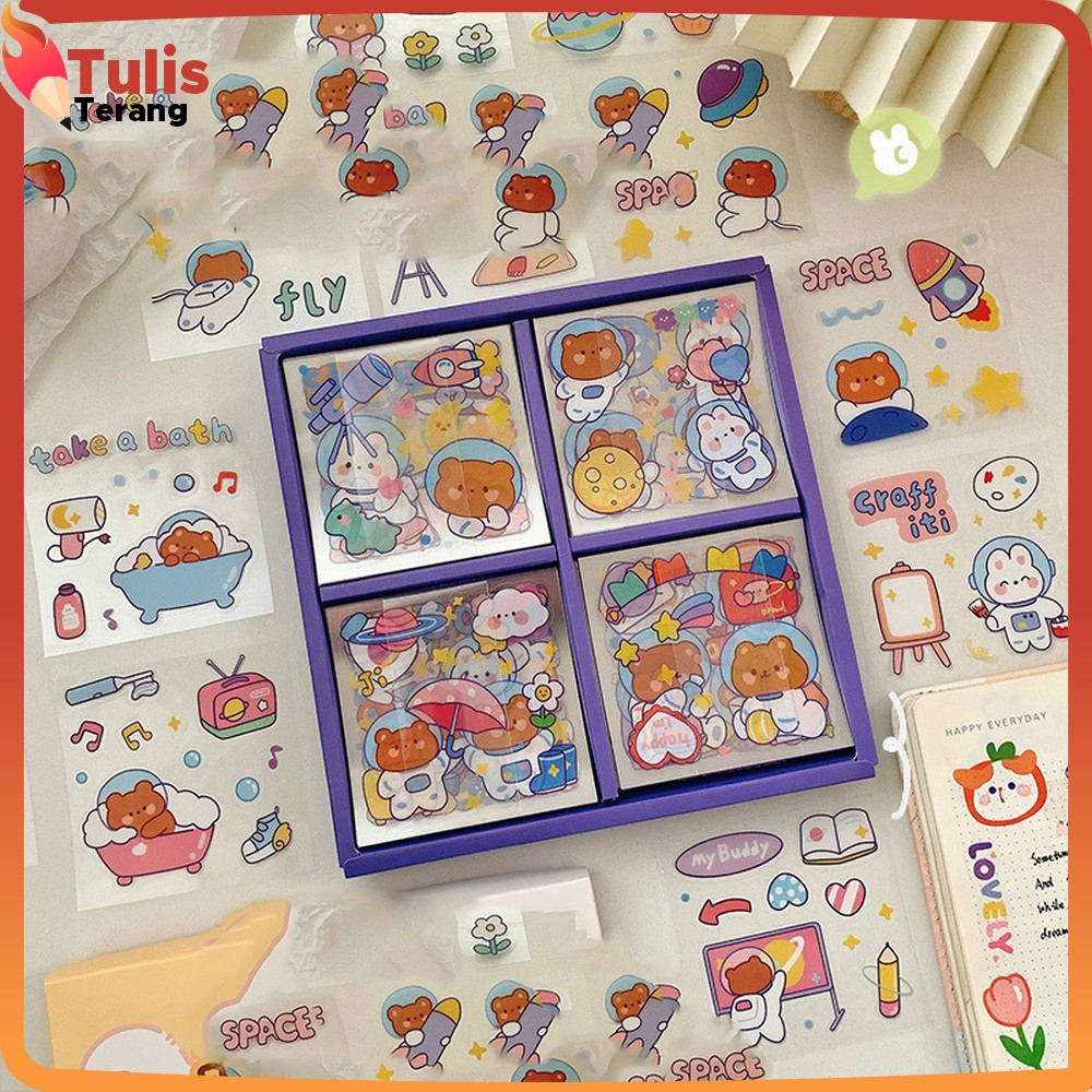 

Stiker Buku Diary Tumblr Botol Lucu 2D Isi 100pcs / Sticker Lucu Kekinian Dekorasi Scrapbook Sticker Aesthetic Karakter Tulis Terang C473