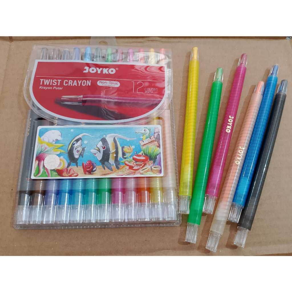 

Crayon putar 12 warna joyko