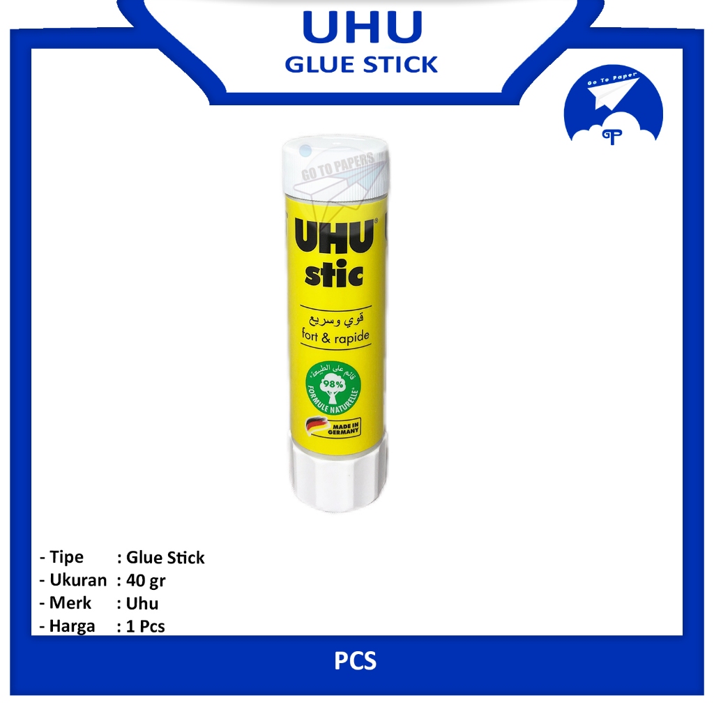 

UHU - Glue Stick GS-40gr Lem Kertas Stik - Pcs