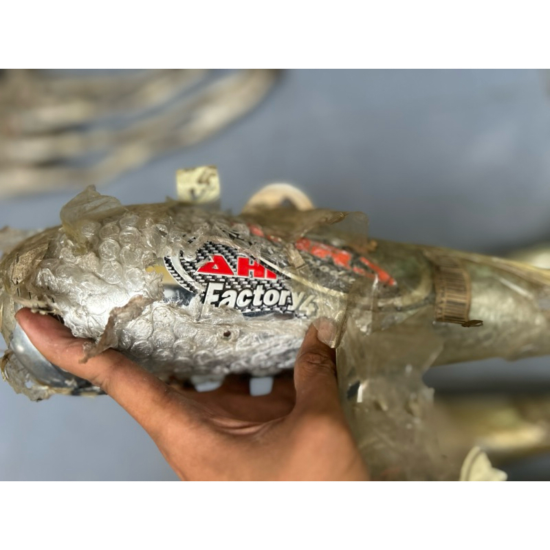 Knalpot AHRS Factory 4 Bebek Nos stok lama pnp Jupiter, Grand, Suprafit, Shogun, Smash