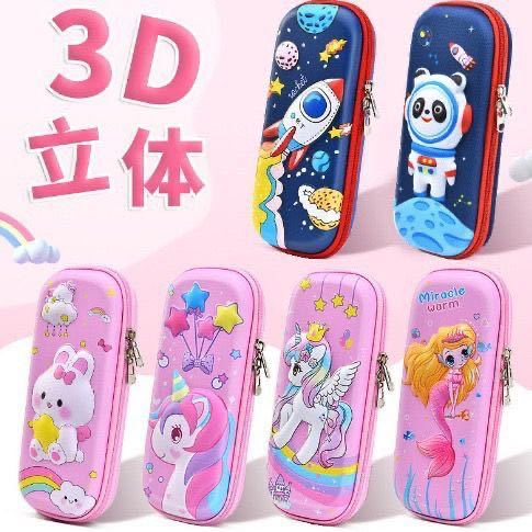 

JK Kotak Pesil Anak Kotak Pulpen Waterproof Tempat Pensil Motif 3D Karakter Bagus Sangat cocok Buat Anak