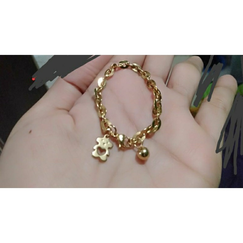 KODE F6U gelang anak titanium belitung anti karat