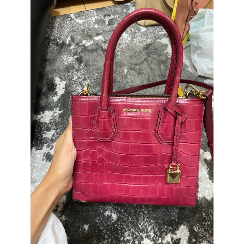 Sling bag MK merah michael kors
