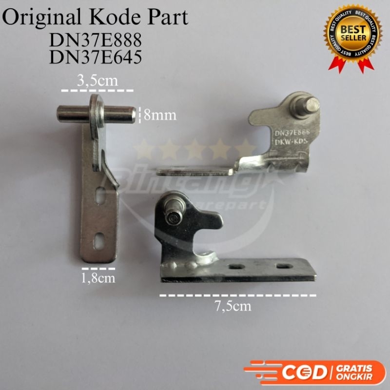 Engsel Pintu Kulkas 2 Pintu Polytron Original DN37E888 / DN37E645