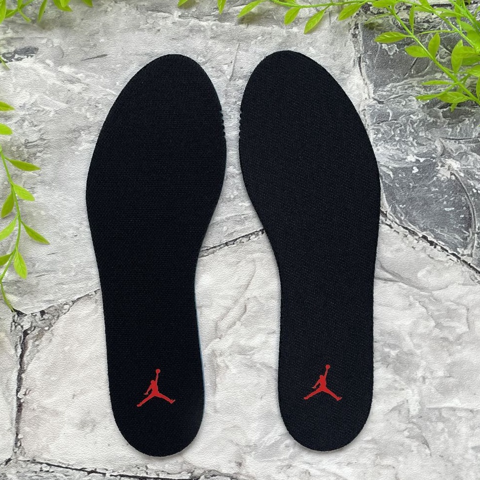 KODE F34S Insole Sepatu Pria Wanita  Bantalan Empuk Alas Kaki Sepatu Nike Air Jordan  Merah Tersedia