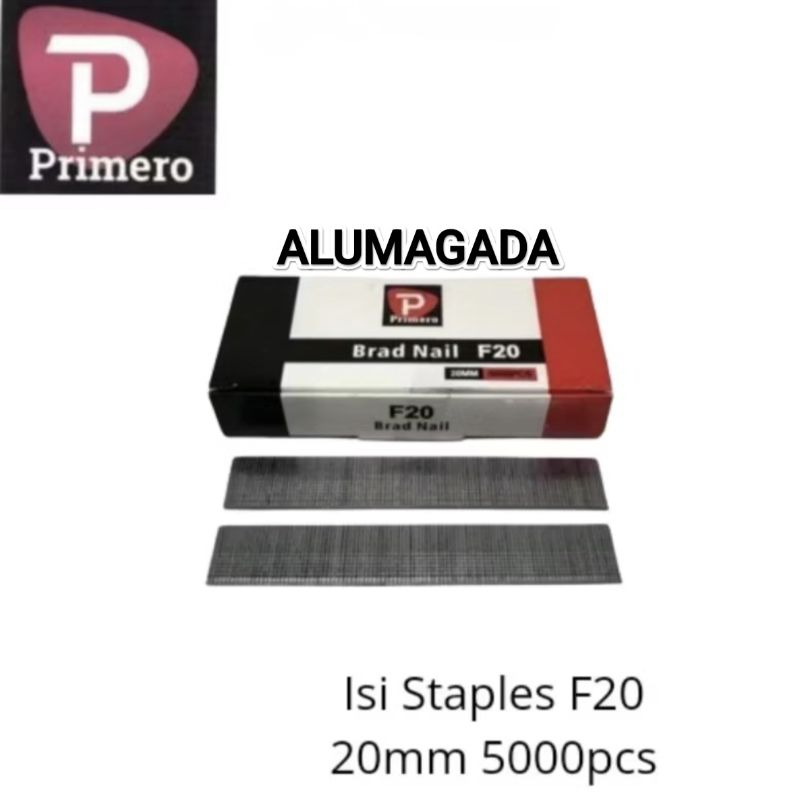 

ALUMAGADA PAKU TEMBAK F20 PRIMERO/ISI STAPLES TEMBAK F20 PRIMERO/ISI REFIL STAPLES F30 PRIMERO