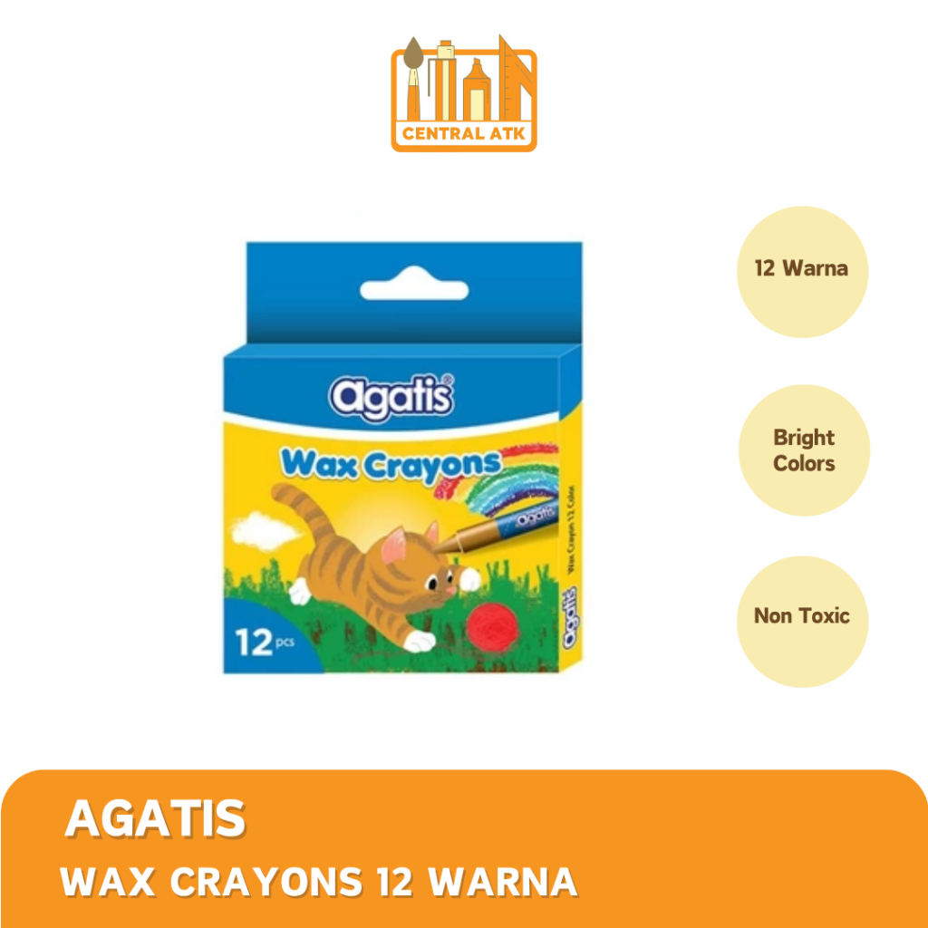 

CRAYON / KRAYON AGATIS WAX ISI 12 WARNA (1 PCS)