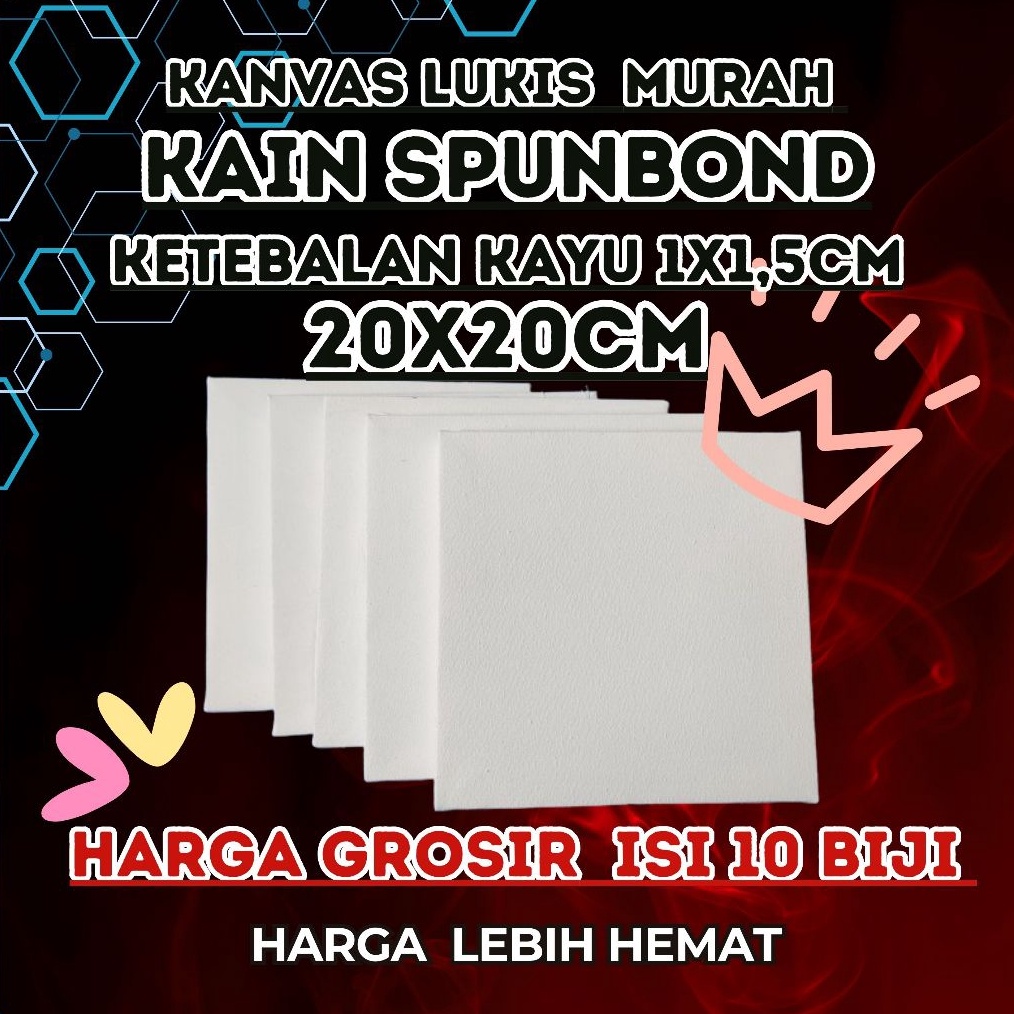 

KODE N74J kanvas lukis 2x2cm MURAH HARGA GROSIR ISI 1 BIJI kain spunbond