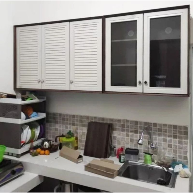 Lemari Piring Gantung Rak Serbaguna Dapur Kitchen Set Gantung