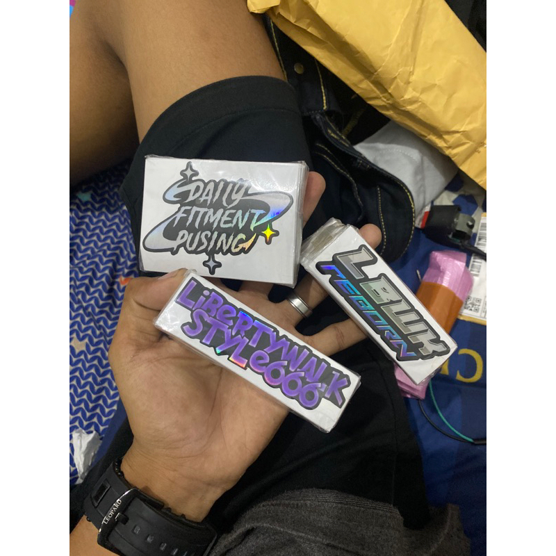 

STIKER LBWK 3PCS 3DESIGN