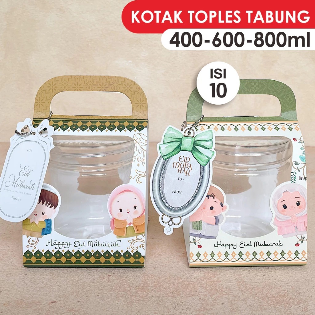 Kotak Toples Tabung Box Kue Kering 600ml 800ml