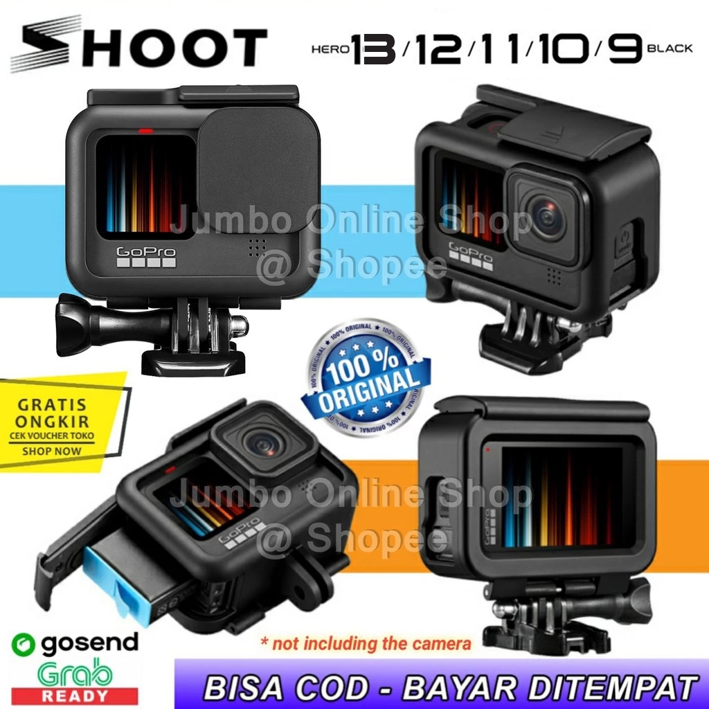 GoPro Hero 13 GoPro Hero 12 GoPro Hero 11 GoPro Hero 10 GoPro Hero 9 Black Protective Frame Case Sho