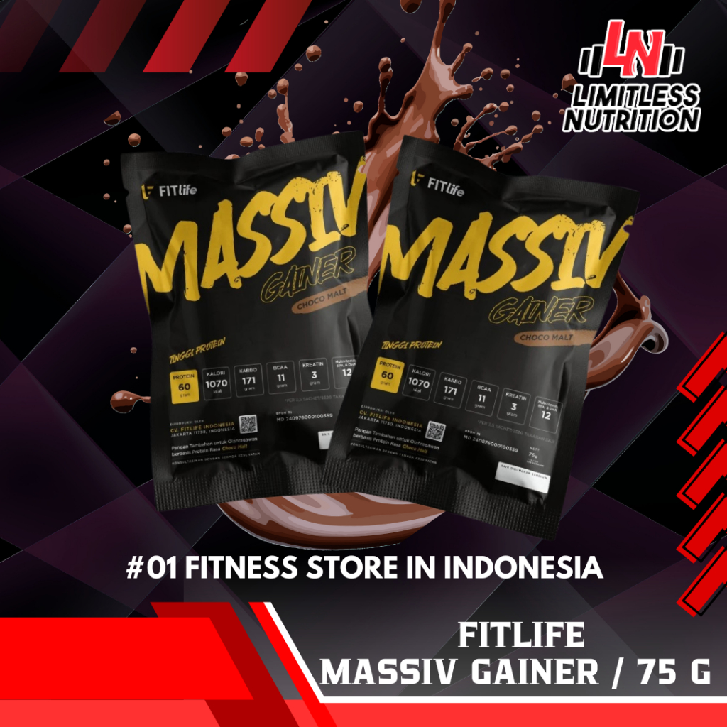 

FITLIFE Massiv Gainer Sachet Mass Gainer - 2 Sachet