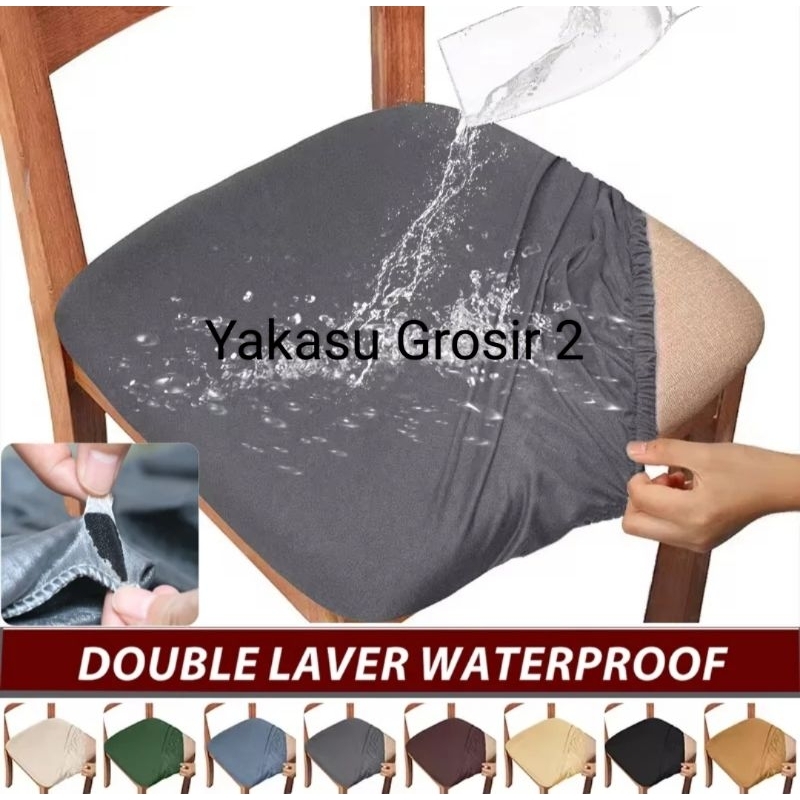 Cover Jok Kursi Makan Waterproof/Alas Jok Kursi Makan Anti Air