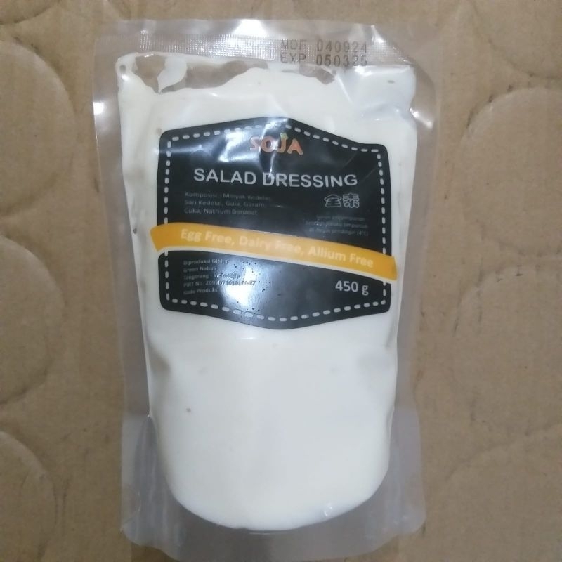 

Soja Salad Dressing vegetarian / mayonaise vegetarian 450 gram