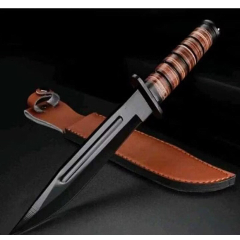 Pisau Dapur / Pisau Pemotong  Daging  Survival Camping Outdoor  KA-BAR USMC TZ