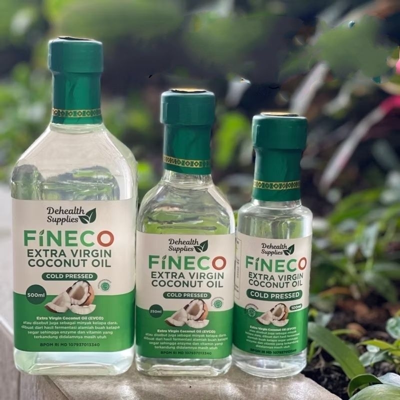 

Fineco EVCO Extra Virgin Coconut Oil 100ml & 250 ml Botol Kaca Halal dari Dehealth Supplies