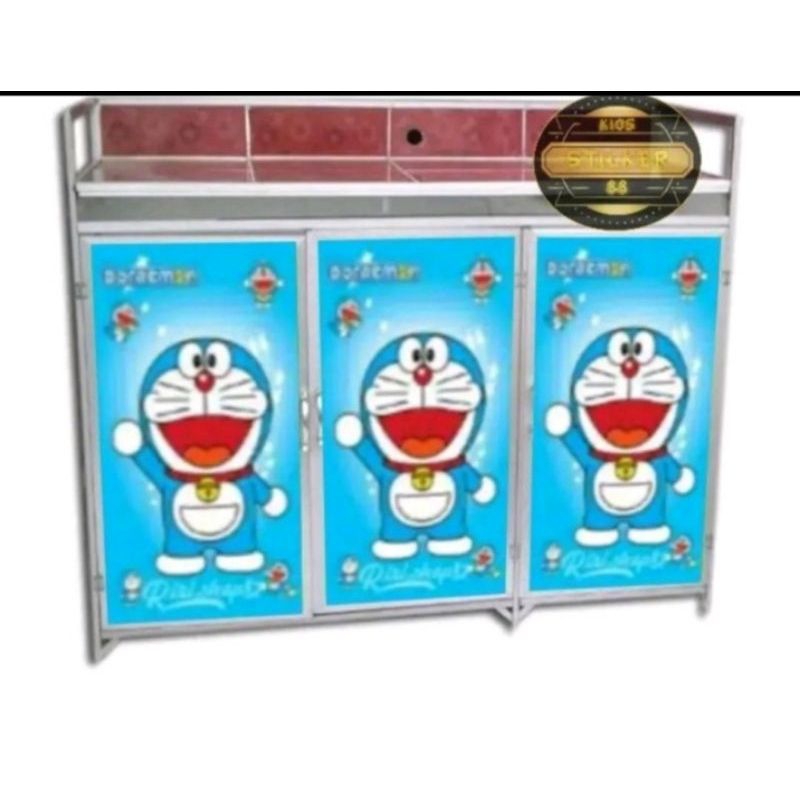 WALLPAPER STIKER MEJA RAK KOMPOR 3 PINTU
