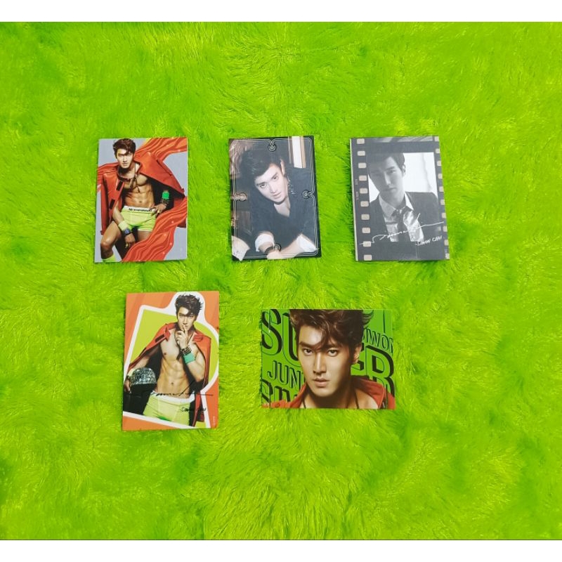 Siwon photo card pc star card super junior