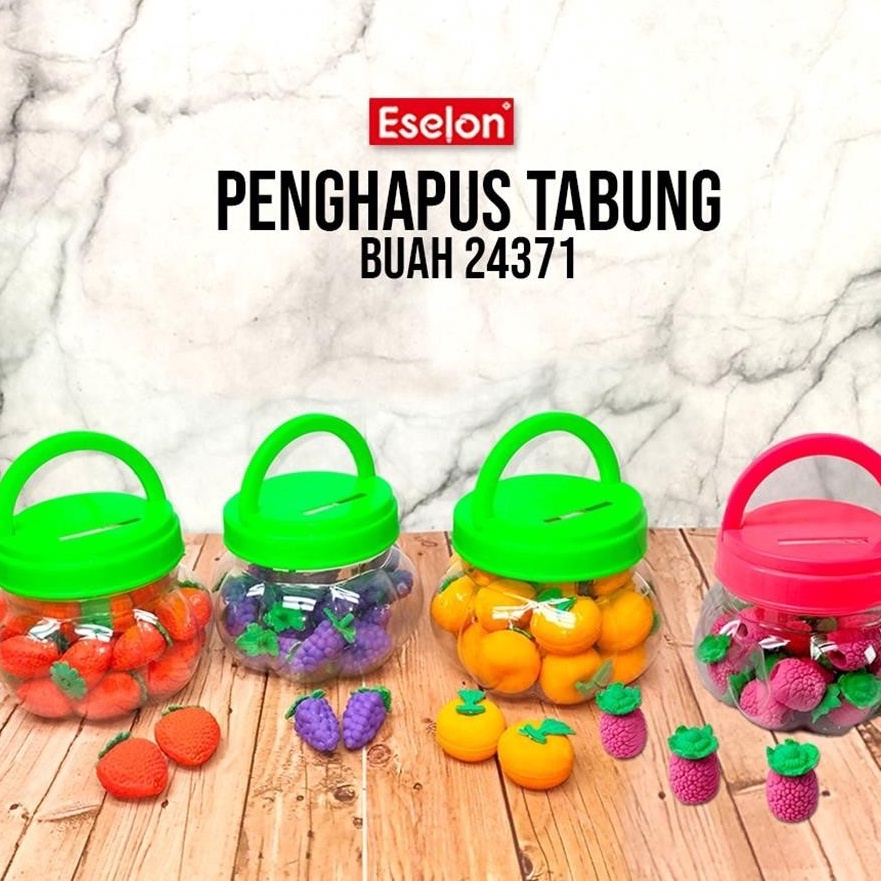

HJ6 ESJKT 24pcs Penghapus Penghapus Buah Fancy Penghapus buah Penghapus TOPLES