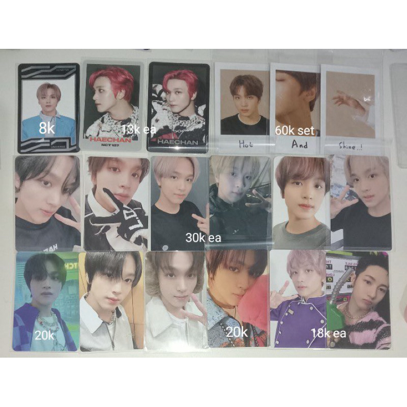 [READY GO BUIBU] Pc photocard haechan nct dream 127 candy mumo yzy hot sauce beatbox 2 baddies tc tr