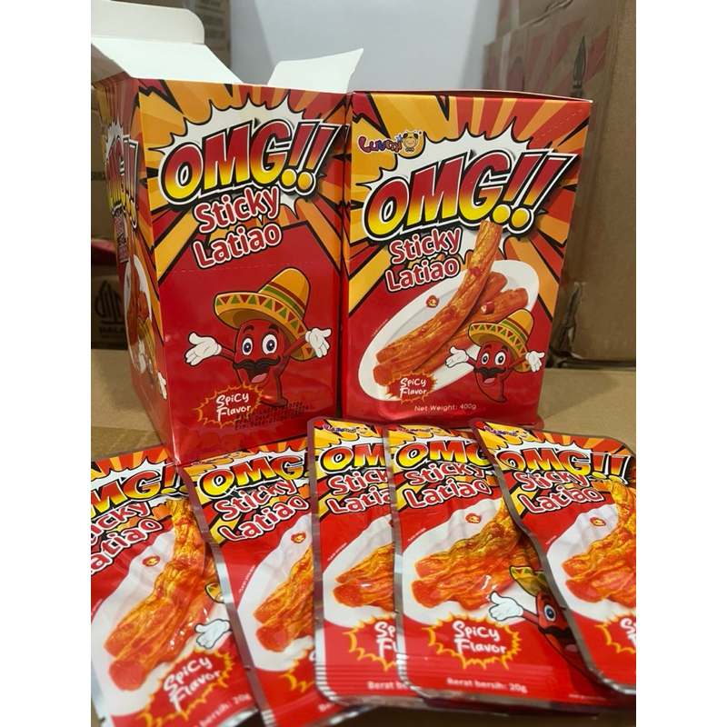 

LUVMI OMG STICKY LATIAO 1 BOX ISI 20 PCS