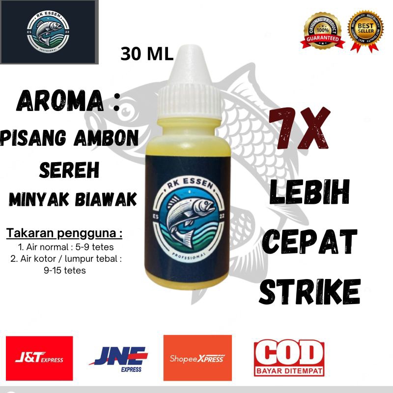 RK Essen Aroma Pisang Ambon Sereh Minyak Biawak 30ML