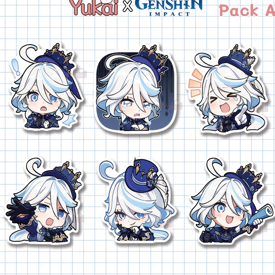

Update Istimewa Stiker Pack Furina Genshin Impact Premium Sticker Anime Waterproof
