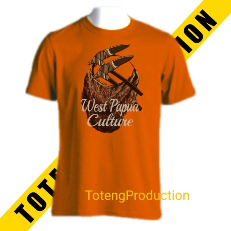 Tshirt baju kaos Papua culture