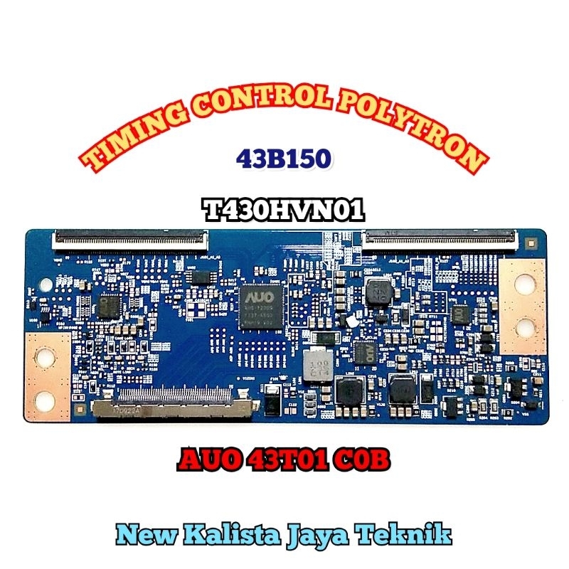 TCON TV POLYTRON PLD 43B150 ORIGINAL T430HVN01 TCON 43B150 TIKON TV PLD43B150 TICON 43B150 MESIN TV 
