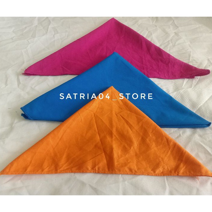 SUPER HEMAT 1pcs slayer polos segi empat 88cm slayer segi tiga bandana